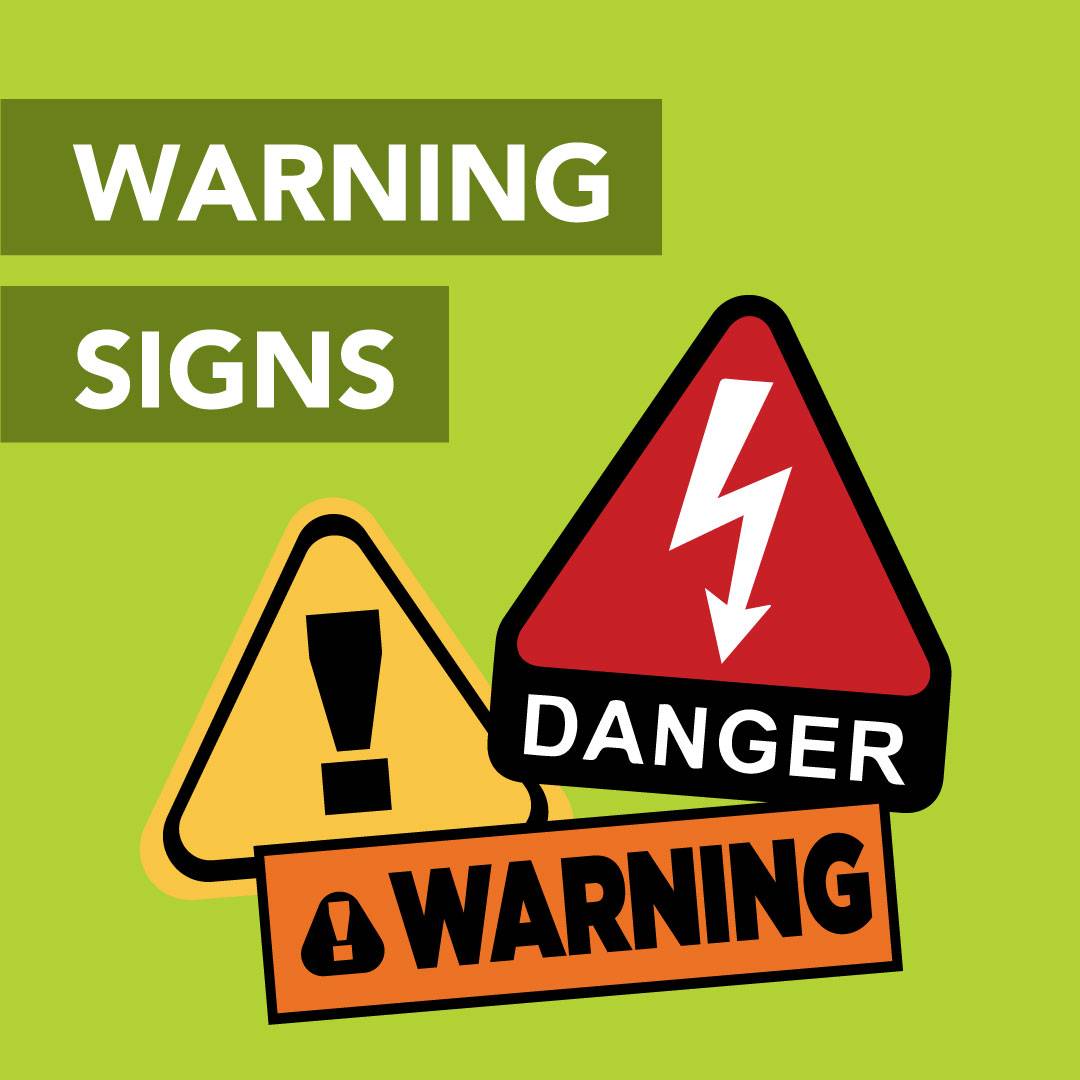 Warning signs
